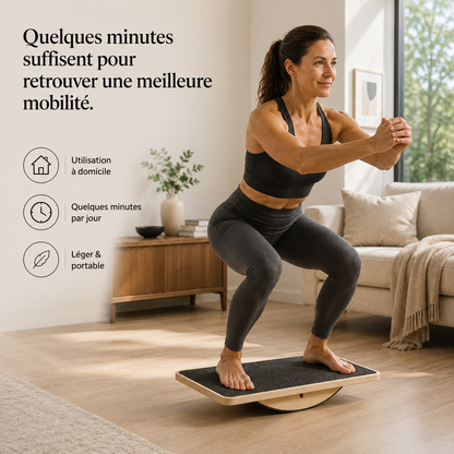 Planche d'équilibre en bois NayaComfort™